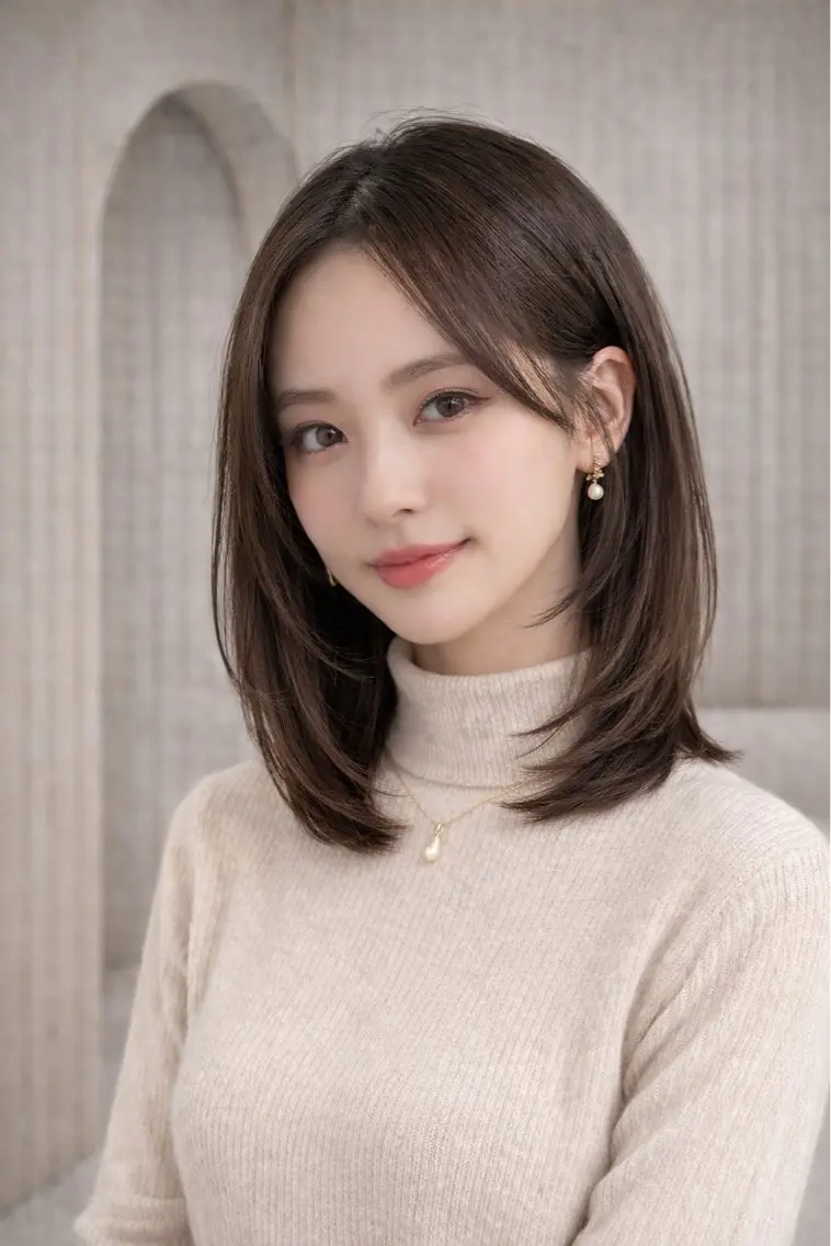 ミディアム 巣鴨駅3分📍カット モデル募集 ✨中島のヘアスタイル