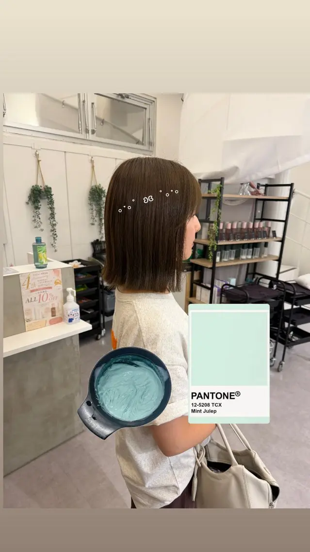 ショート カラー カット ヘアカラー トリートメント * 透明感カラー c h i h o *のヘアスタイル