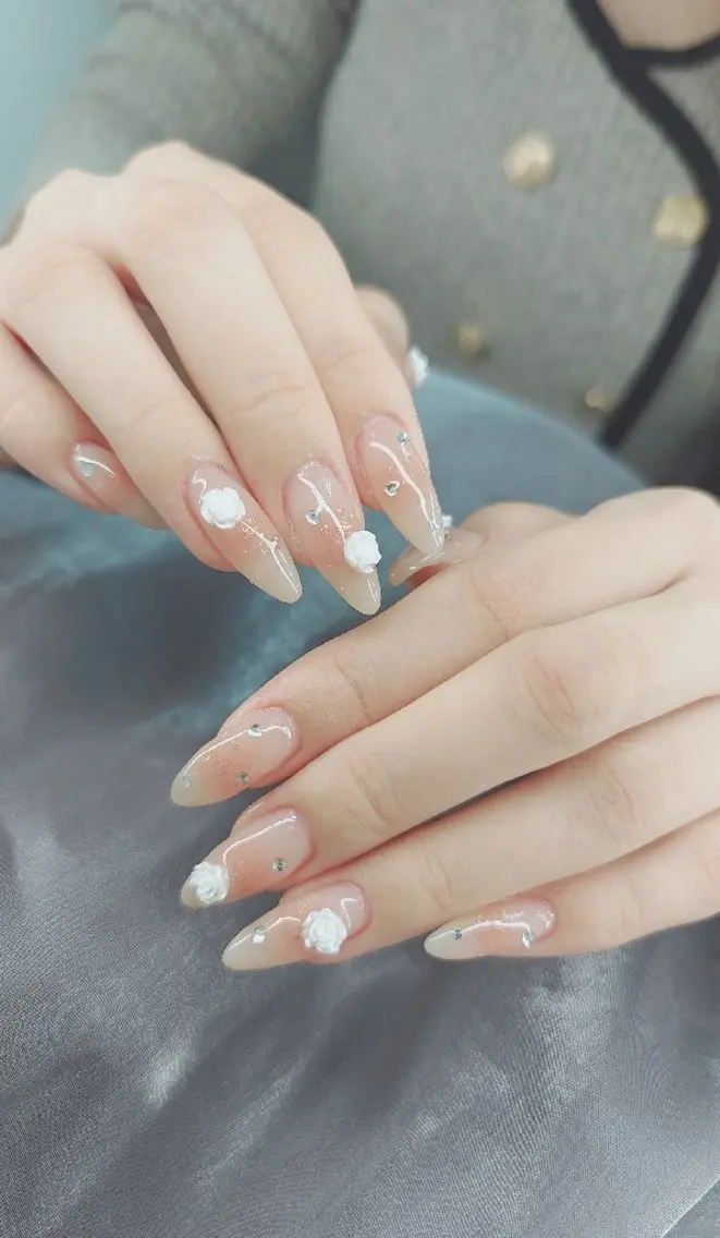 ネイル べっ甲ネイル チークネイル フレンチネイル 韓国ネイル ニュアンスネイル ♡Sherry  Nail♡のネイルデザイン