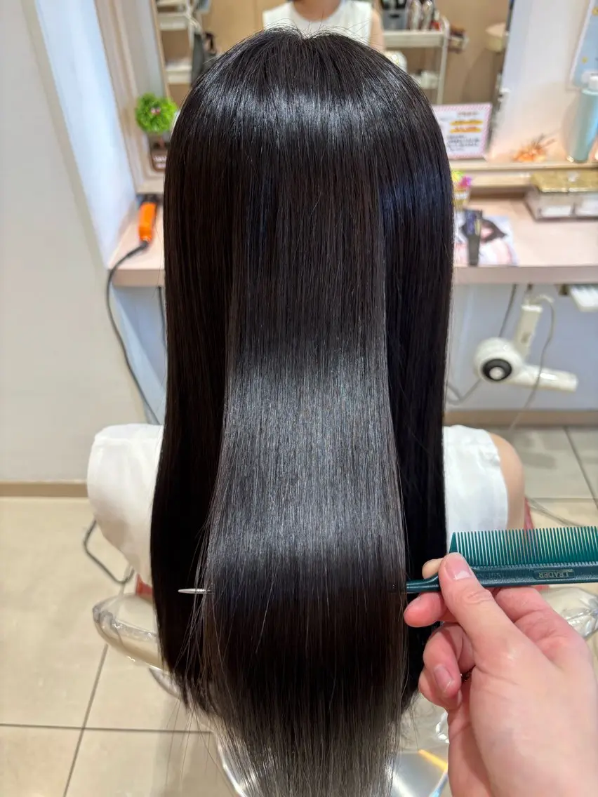 ロング ヘアカラー トリートメント Ash 亀戸店 岸田奈々👧🏻のヘアスタイル
