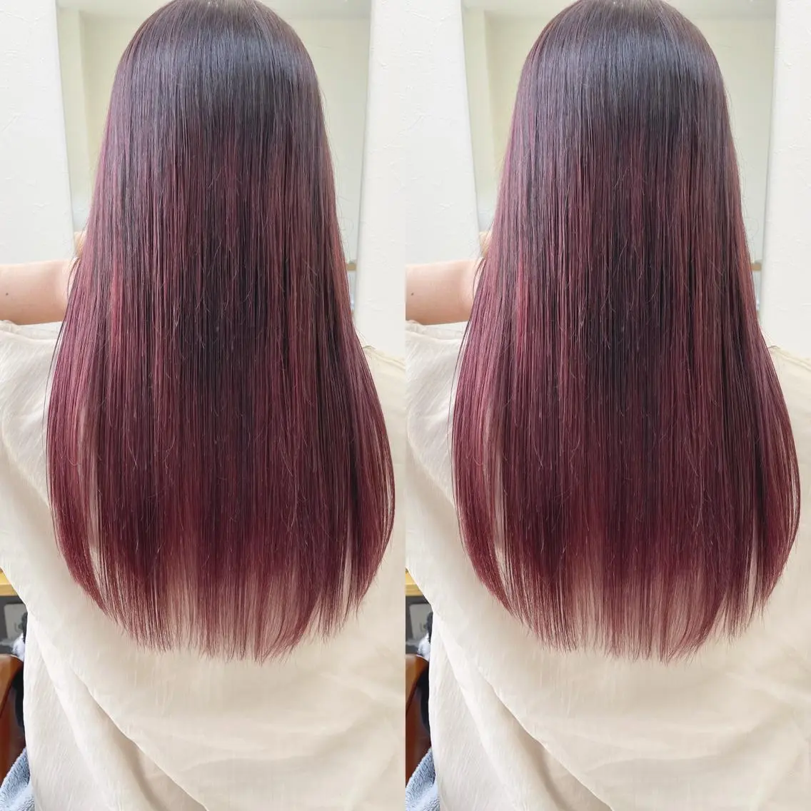 ロング 髪質改善 カット ヘアカラー 縮毛矯正 トリートメント H (エイチ) 烏丸御池店のヘアスタイル