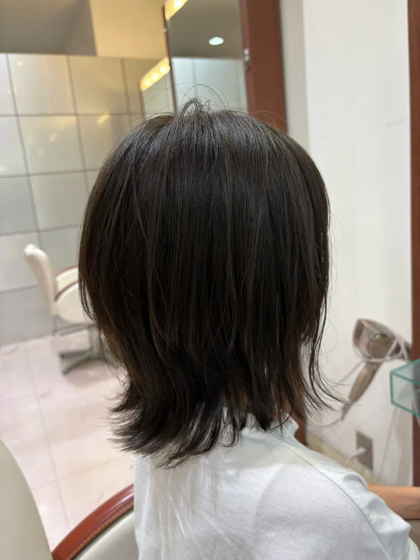 ミディアム 丸山 正真のヘアスタイル