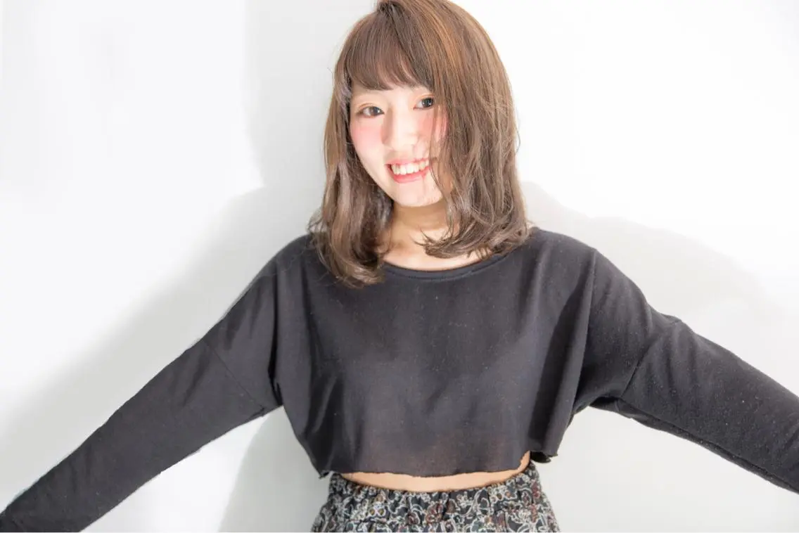 ミディアム セミロング ロング Re:ta Hair 飯田淳平のヘアスタイル