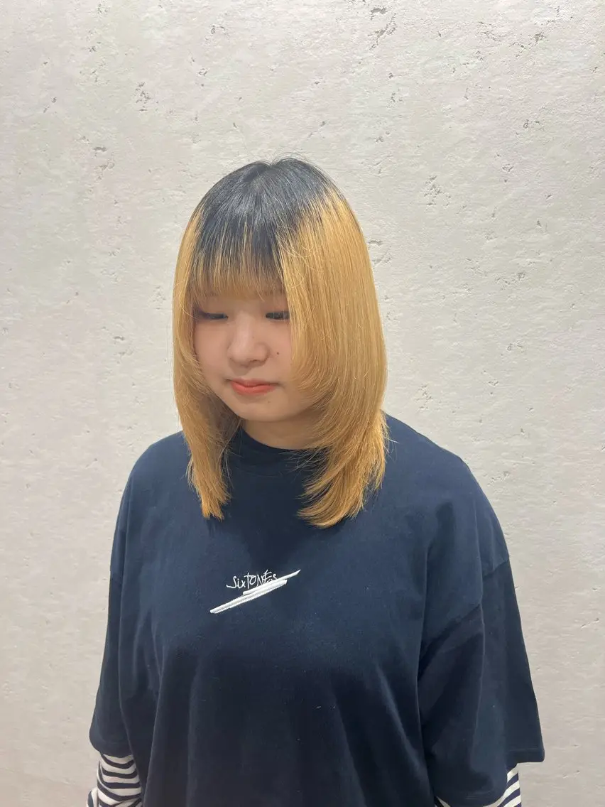 ミディアム カラー ナチュラルカラー 錦糸町【三橋衿奈】のヘアスタイル