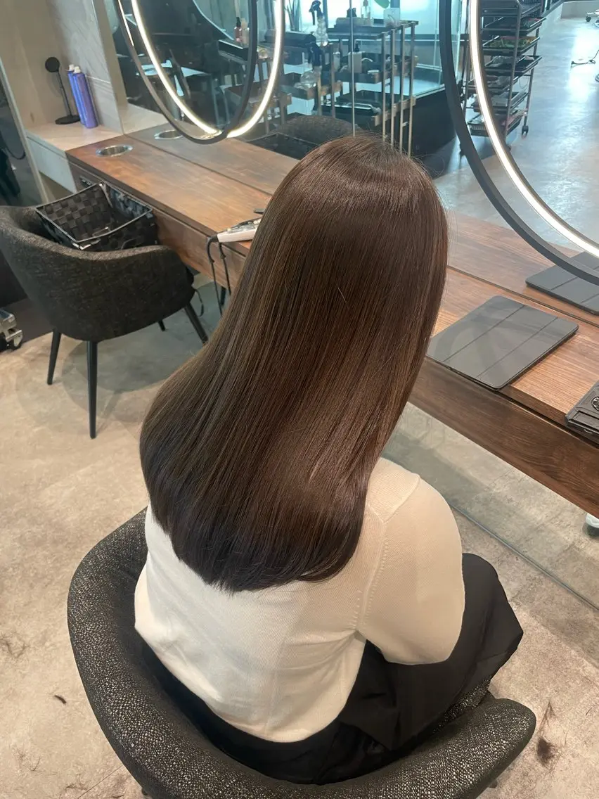 【カット➕潤い補給ハホニコトリートメント✂️】の写真