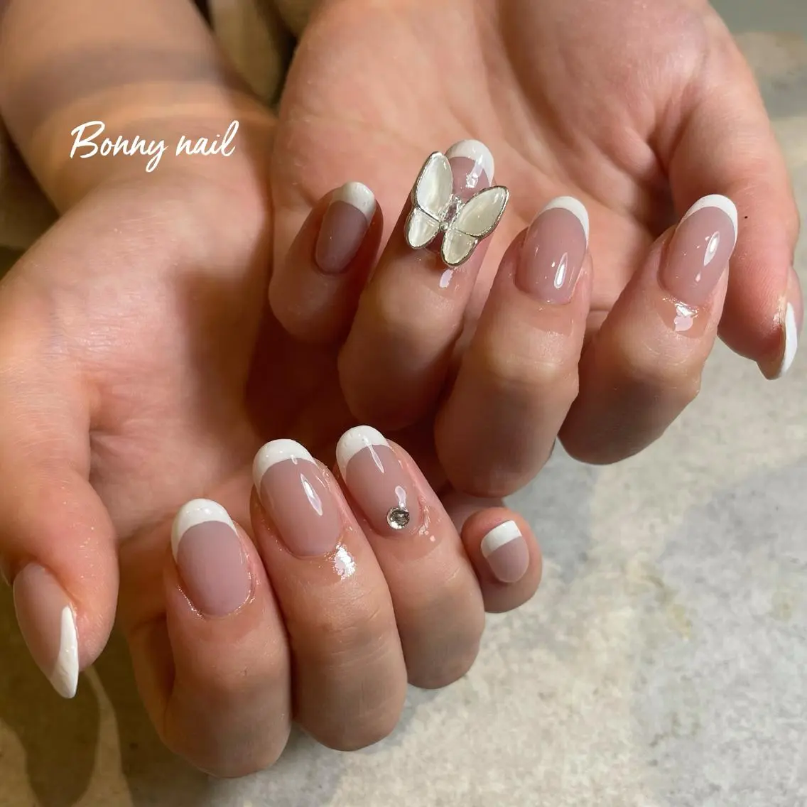 ショート ネイル ハンドネイル BONNY NAIL 【えみか】のネイルデザイン