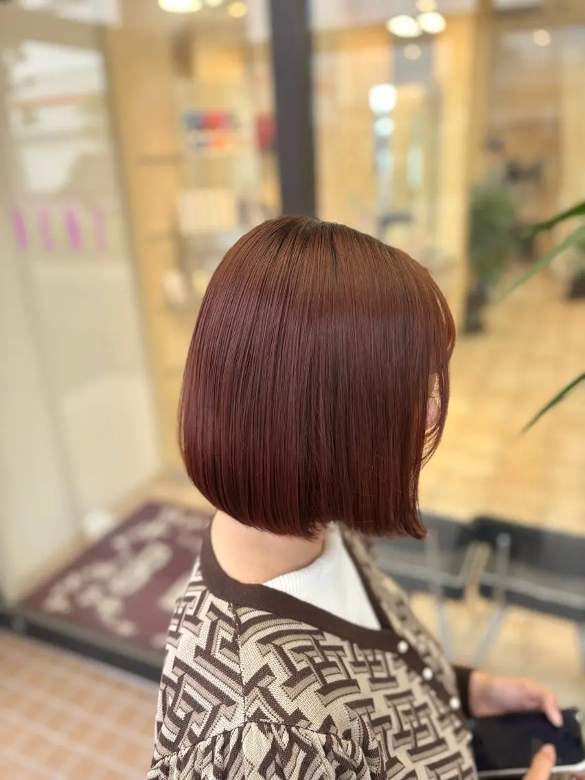 💛カット➕全体カラー➕トリートメント💛（ロング料金➕500円）の写真