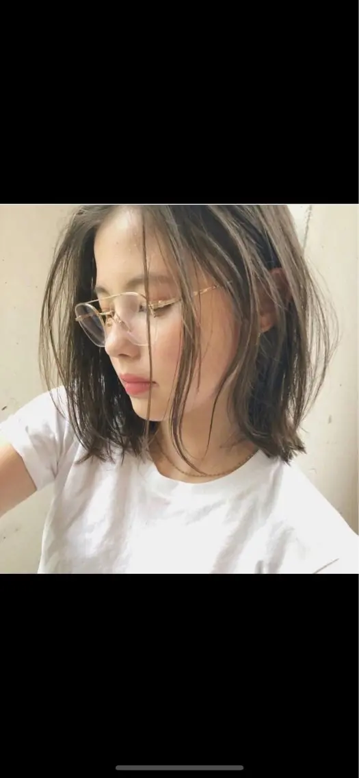 ミディアム Nakashima Akiのヘアスタイル