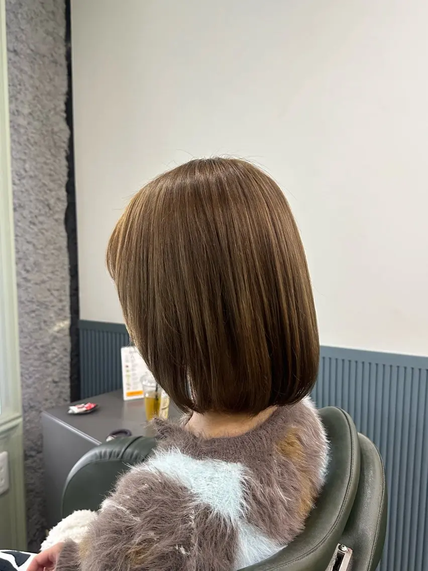 ミディアム カラー ヘアカラー Remoa / 韓国ヘアサロンのヘアスタイル
