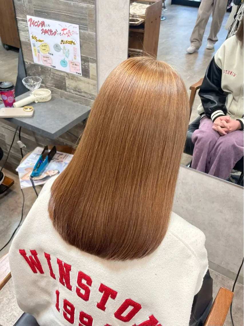 ミディアム カット ヘアカラー トリートメント RIENSリエンス / ゆき 🎀のヘアスタイル