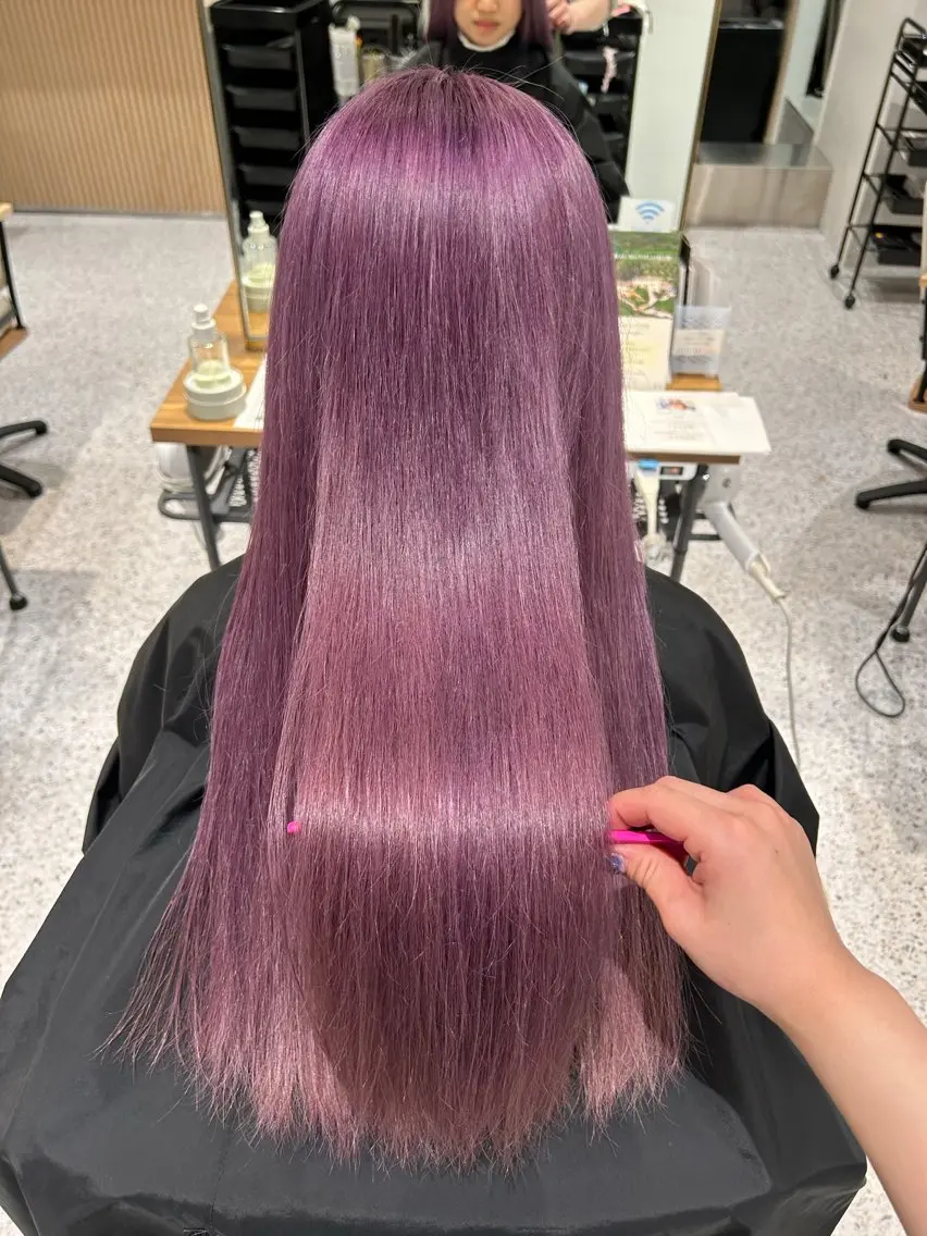 ロング ヘアカラー hair&eye🎀 /momoKaのヘアスタイル