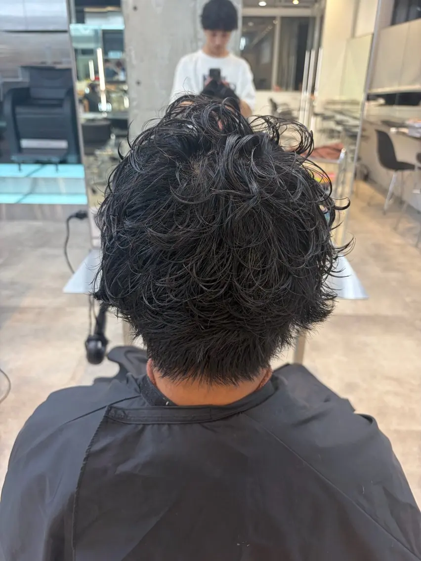 ショート メンズ カット パーマ fifth／ メンズパーマ／りょうのヘアスタイル