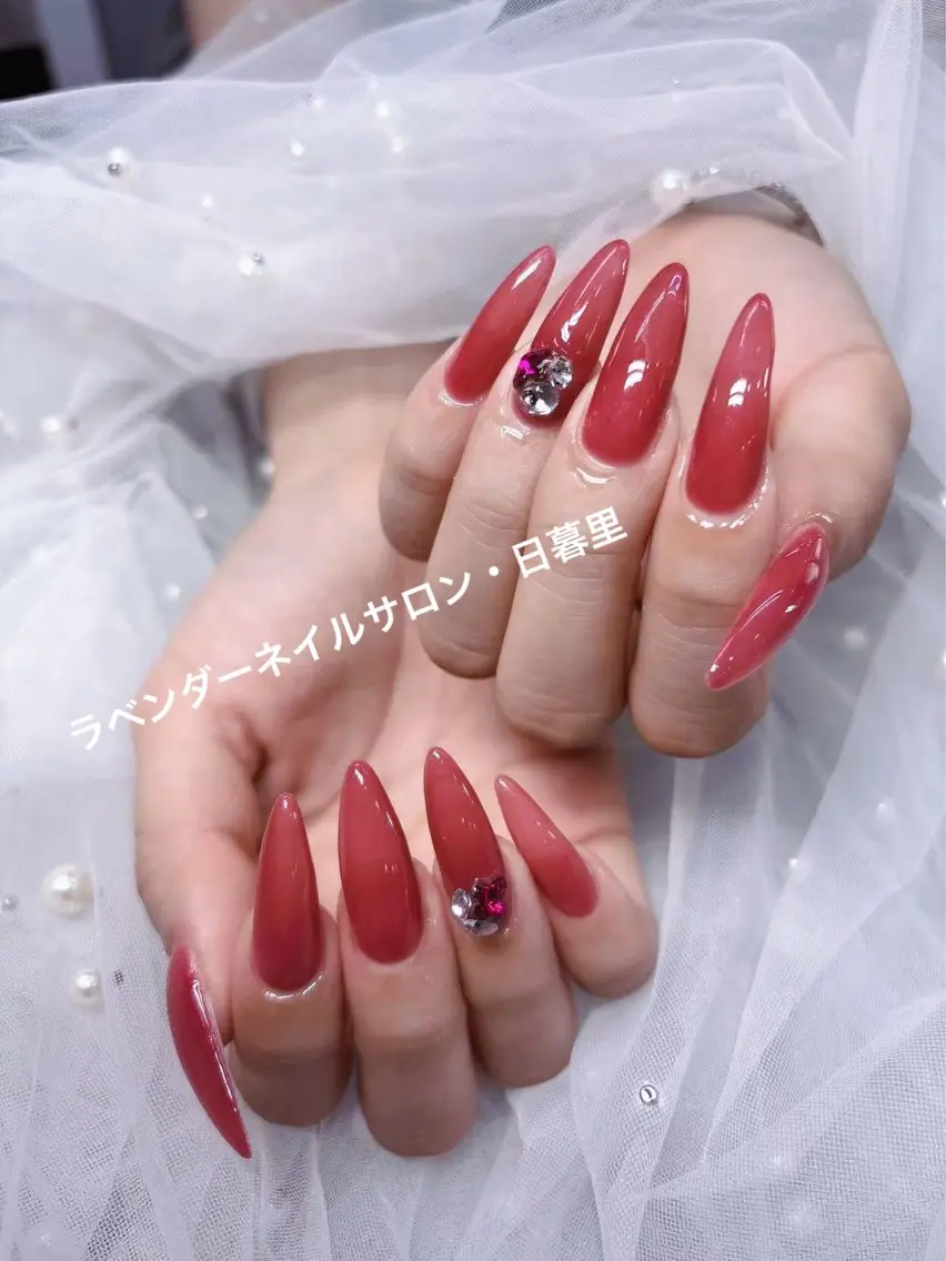 ネイル ラベンダー💖日暮里 ルル💖ネイルのネイルデザイン