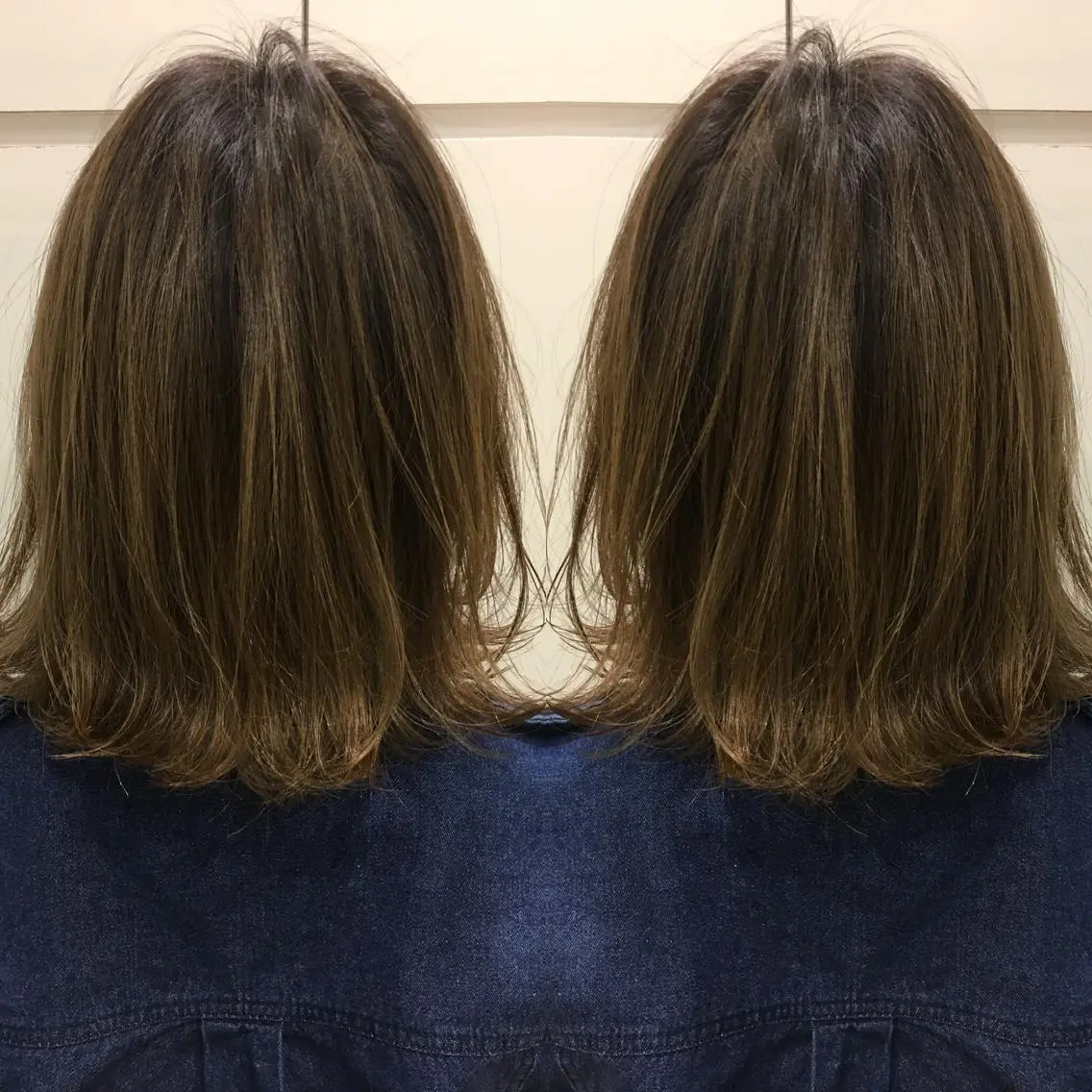 ミディアム カラー 寺内 紳悟のヘアスタイル
