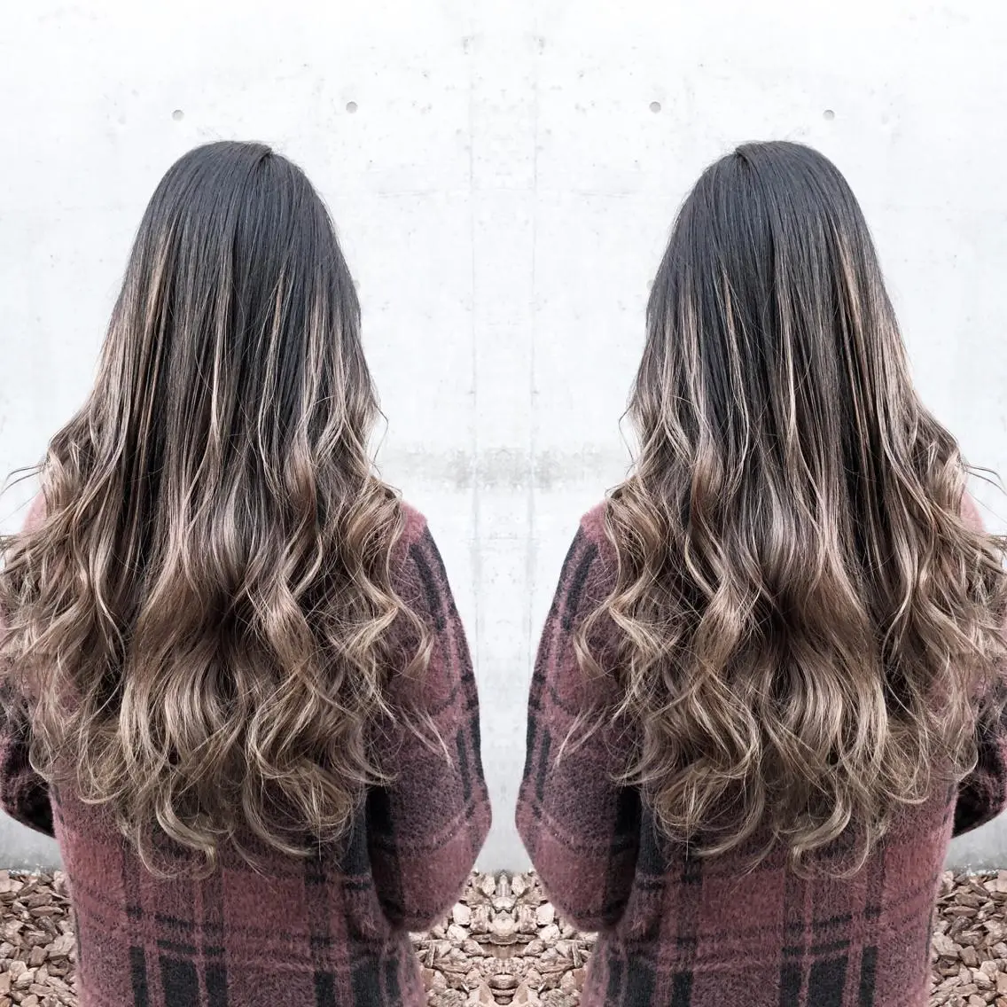 ロング カラー ヘアアレンジ バレイヤージュ 卒業式のヘアスタイル レイヤーカット ミニモお気に入り数 No.1宍戸雄弥のヘアスタイル