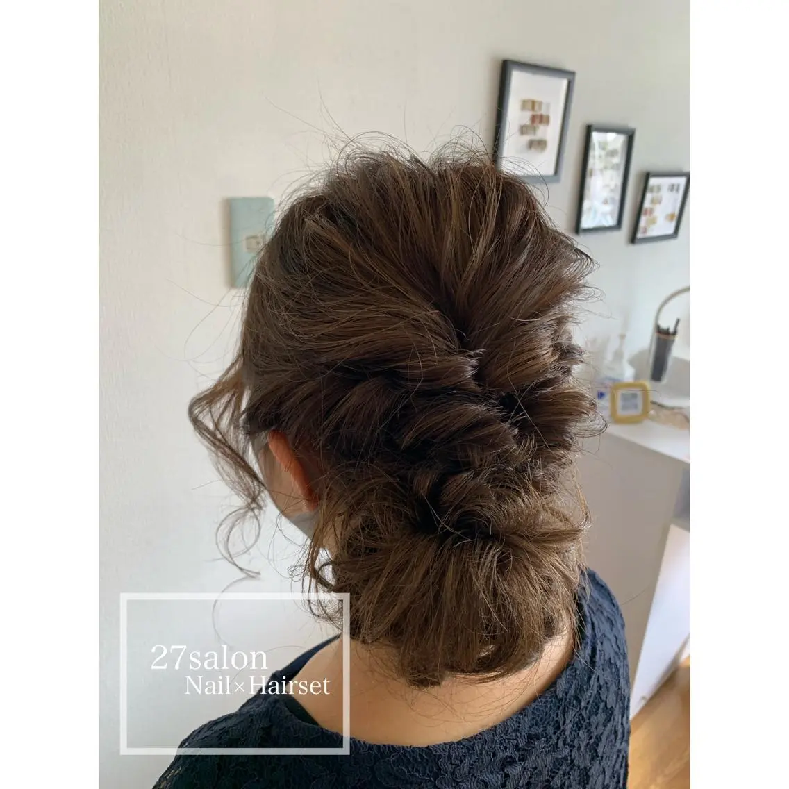 ヘアアレンジ 入学式 卒業式のヘアスタイル 27salon yuinaのネイルデザイン