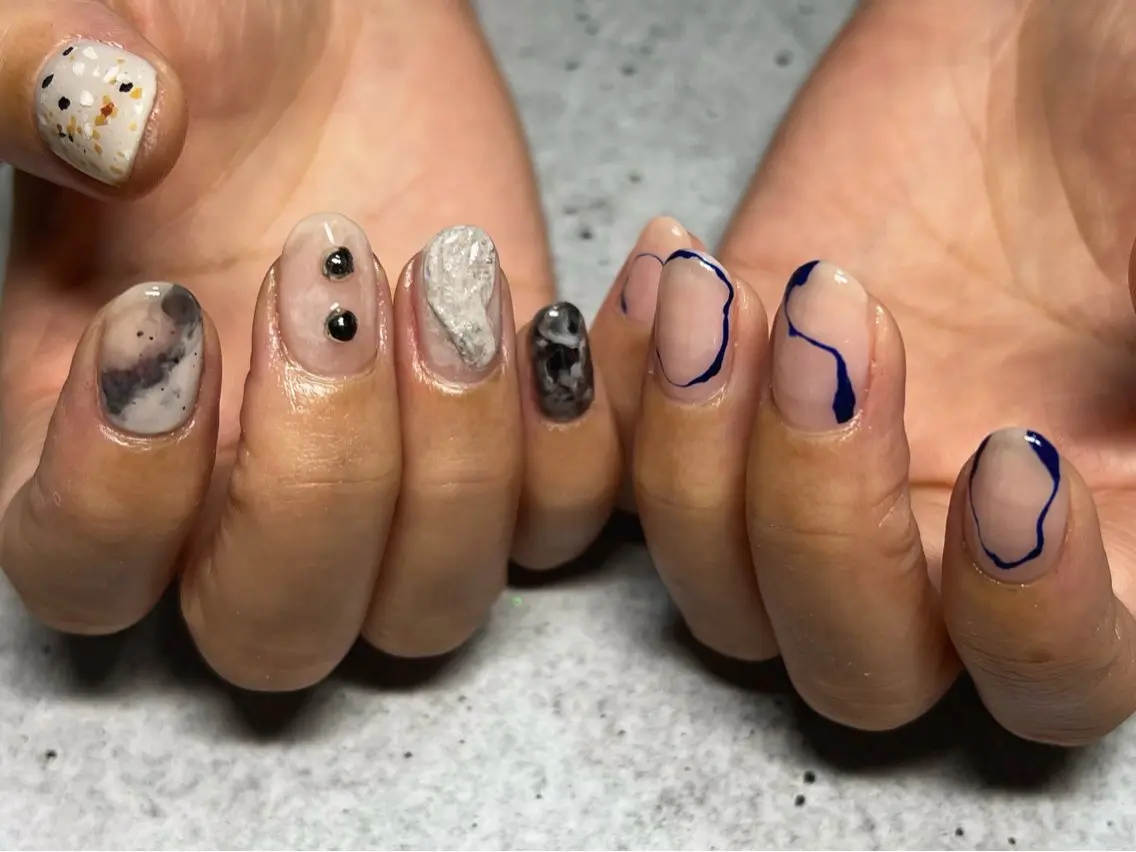 ネイル ニュアンスネイル ハンドネイル nail salon CHEのネイルデザイン