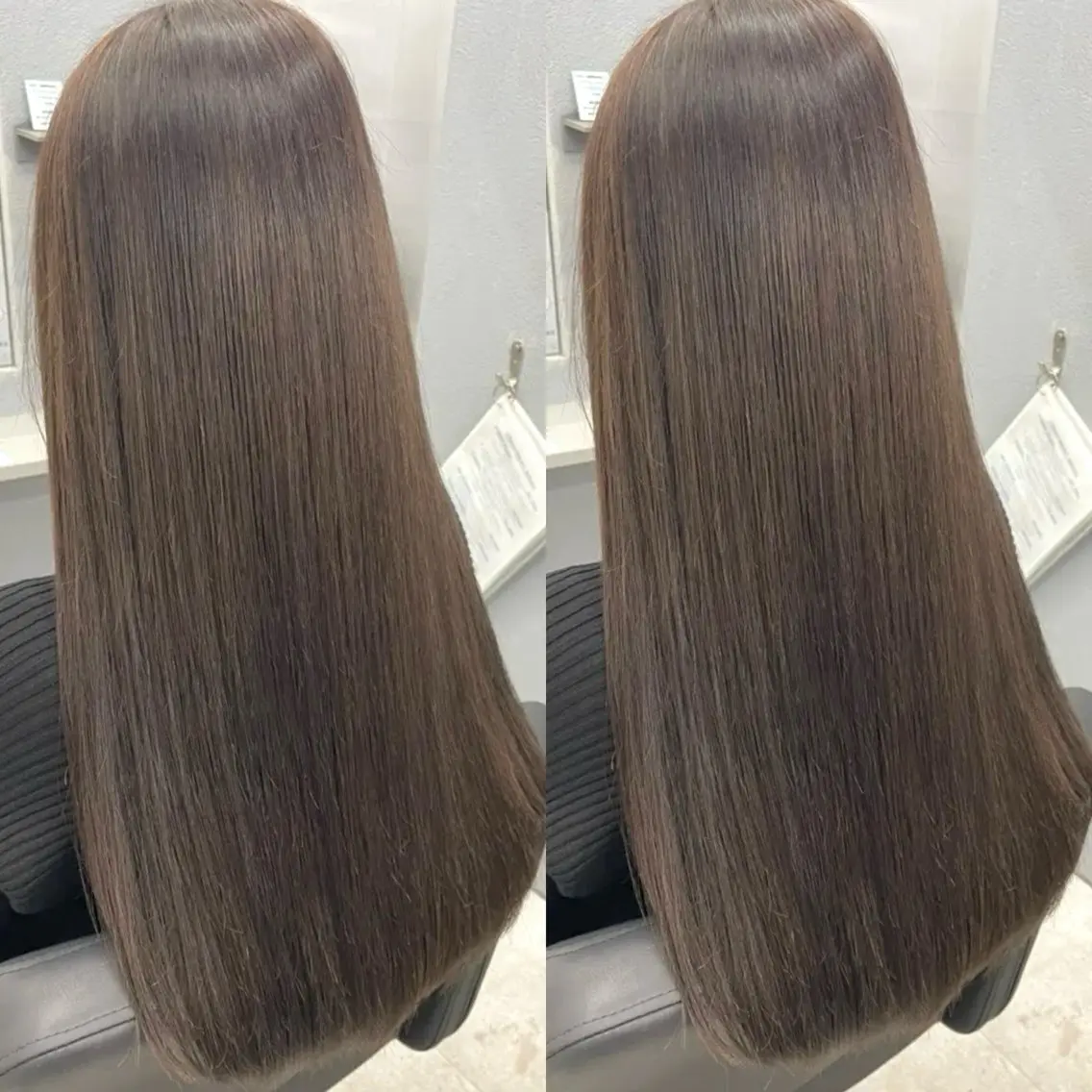 ロング カラー 透明感カラー グレージュ カット ヘアカラー トリートメント ヘアセット ブリーチ無しダブル カラー🦕まどかのヘアスタイル