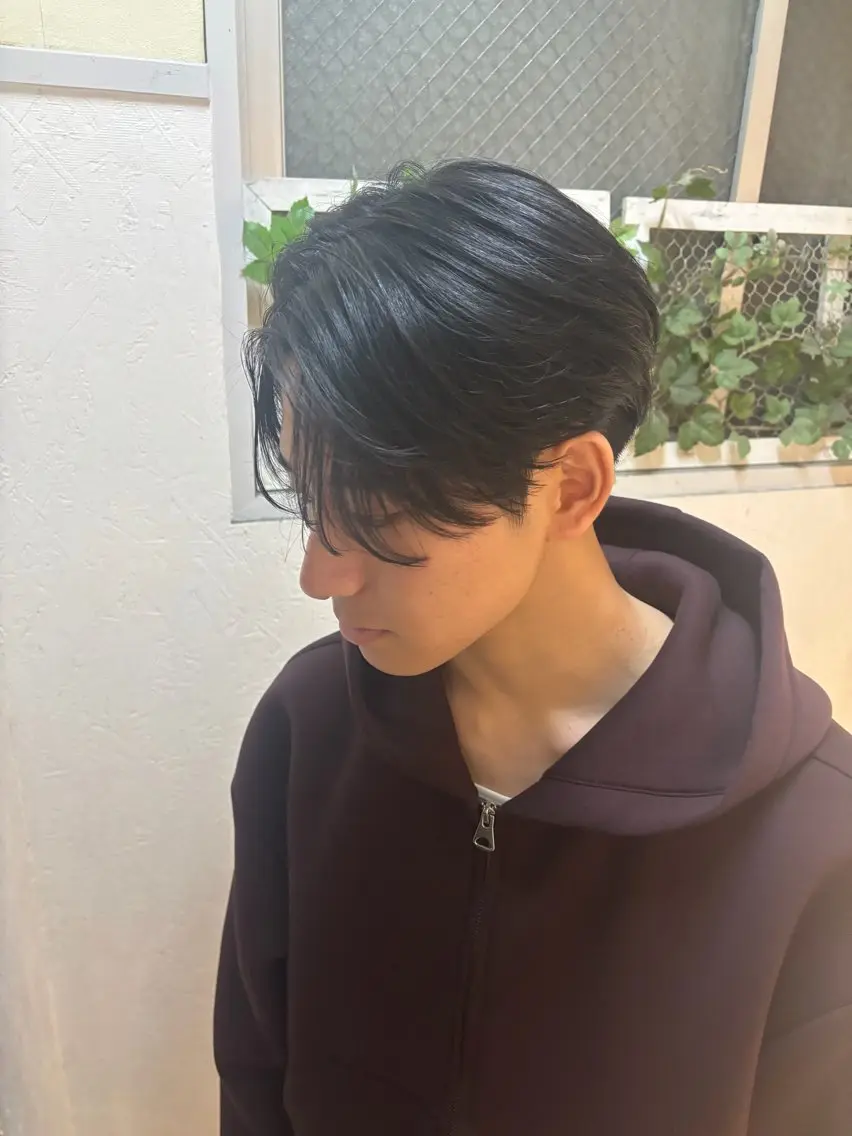 メンズ マッシュ カット パーマ 髪質改善サロン soukiのヘアスタイル