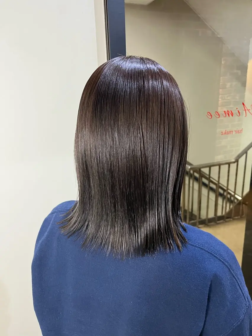 カラー ヘアカラー トリートメント 透明感×柔らか質感/ 小林 佳祐Aimeeのヘアスタイル