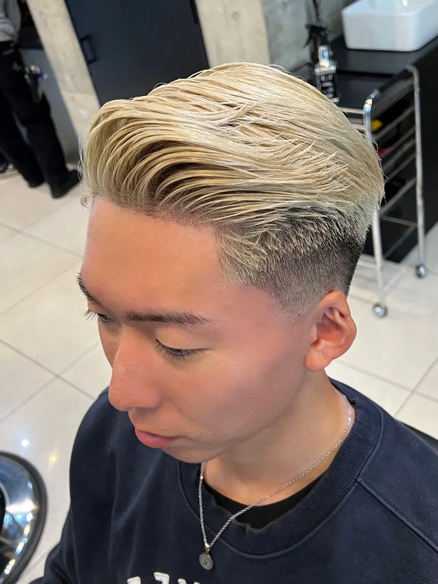 メンズカット+ヘアカラー+トリートメント【フェード可能】の写真