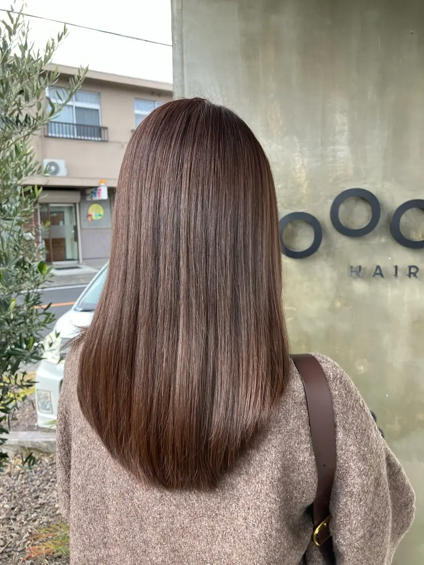 ロング カラー トリートメント ヘアカラー トリートメント 【ツヤ髪特化】 スズキアキエのヘアスタイル