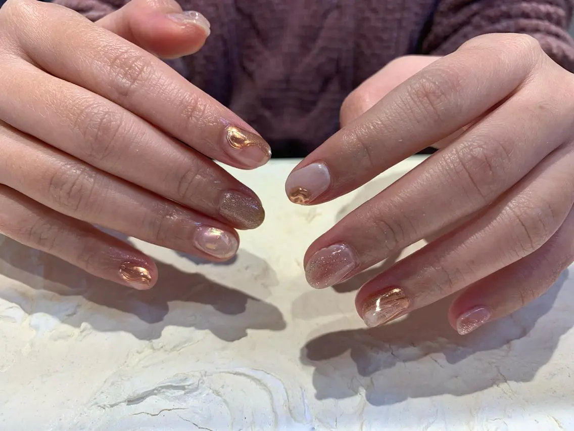 ネイル ニュアンスネイル マキノ ユイのネイルデザイン