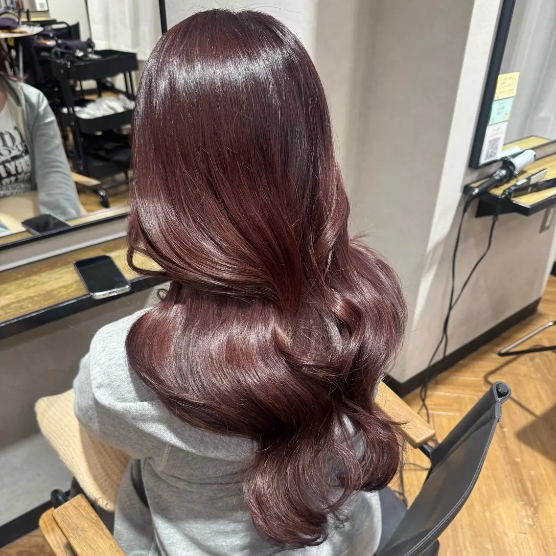 ロング カラー カット ヘアカラー トリートメント Rena/韓国 /ワンホンヘアのヘアスタイル