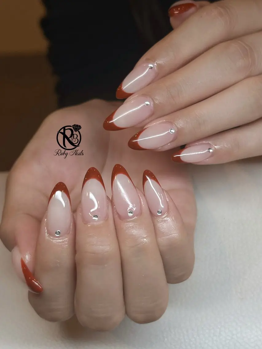 ネイル アニマル柄 チークネイル ドット フレンチネイル グラデーション ハンドネイル Ruby Nail 霞ヶ関店のネイルデザイン