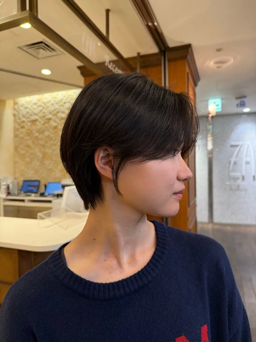 【ショートヘア】頭の形が綺麗に見えるように♡の写真