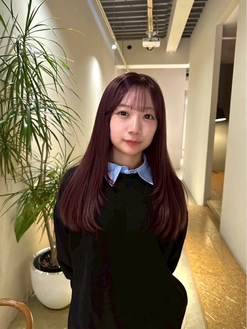 【U24】透明感カラー＋濃縮トリートメントの写真