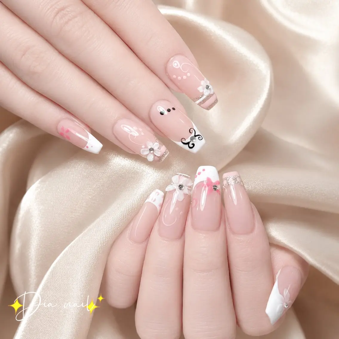 ネイル チークネイル ジェルネイル グラデーション マグネットネイル ニュアンスネイル Di'a nail ネイルサロンのネイルデザイン