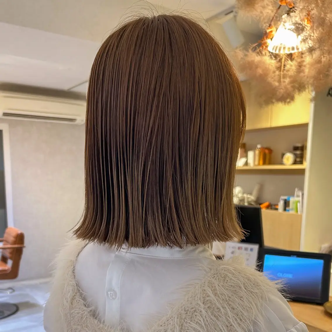 ミディアム カラー ベージュカラー 甲斐 瑞稀のヘアスタイル