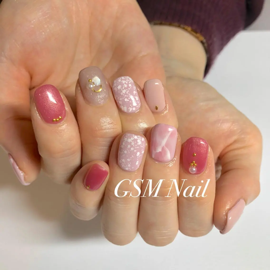 ネイル ハンドネイル nail salon GSMのネイルデザイン