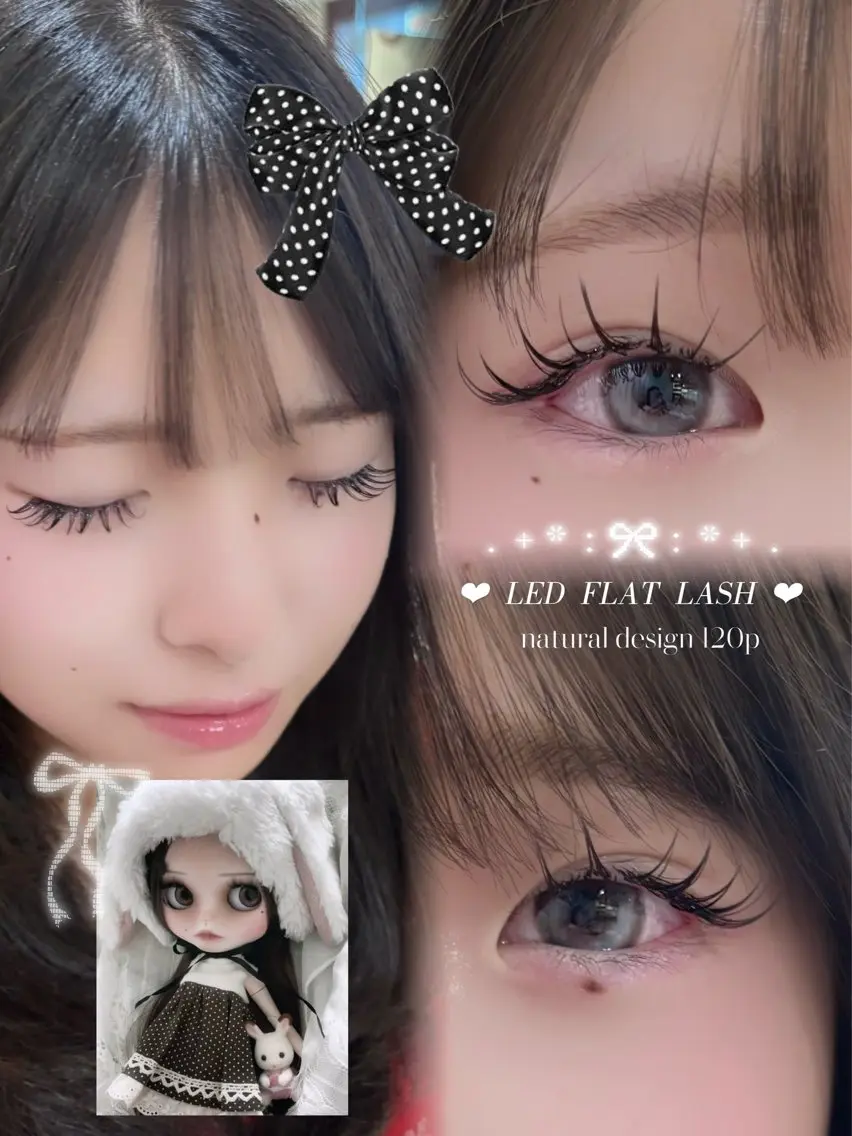 マツエク・マツパ フラットラッシュ マツエク aya🎀JR茨木/ マツエク/LEDのマツエク・マツパデザイン