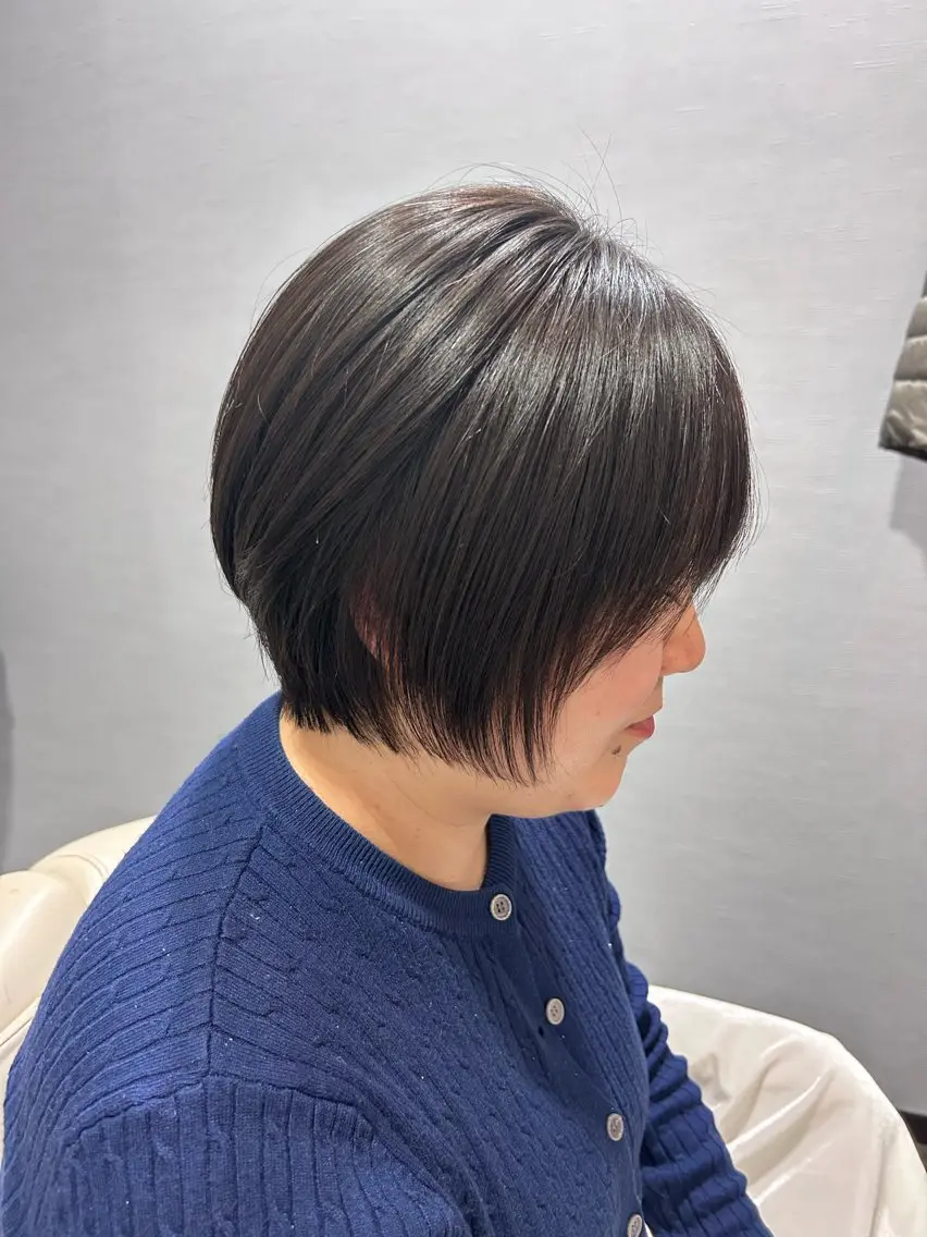 ショート ショートボブ ボブ ショートヘア メンズパーマ募集中/ 栄/大場和哉のヘアスタイル