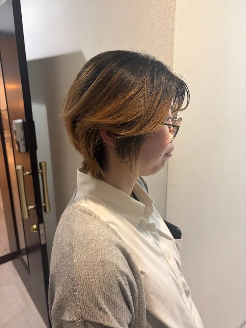 ショート ショートボブ ボブ ショートヘア 光岡 玲遠のヘアスタイル