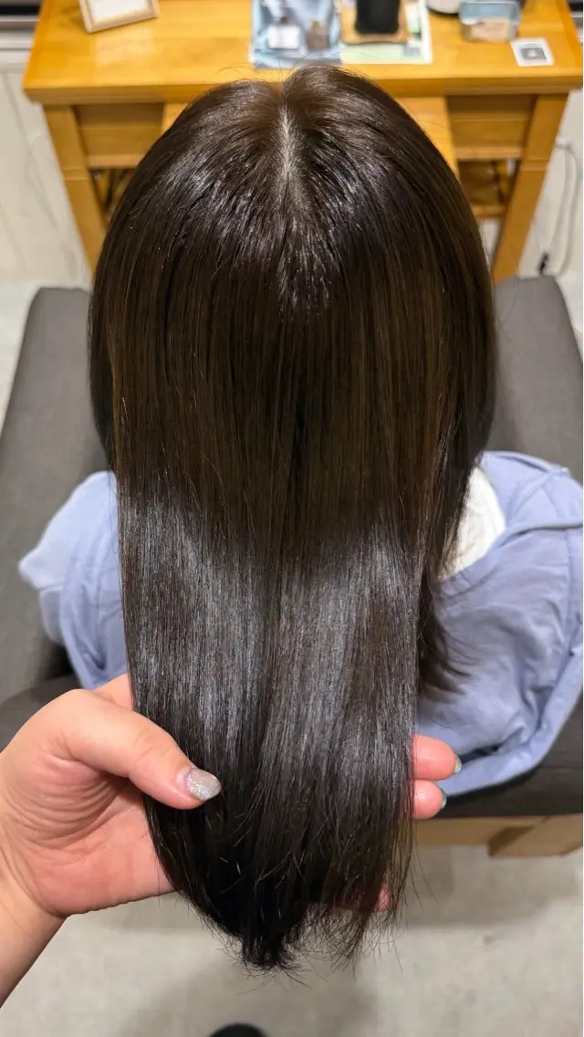 カラー 阿部 楓のヘアスタイル