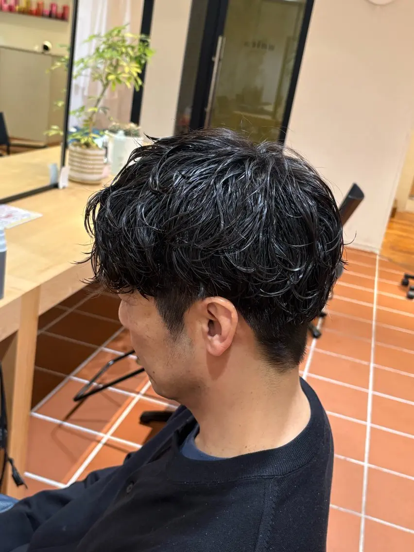 💫メンズパーマ💫トリートメント付き【ミニモ限定価格¥14,850→¥3,300の写真