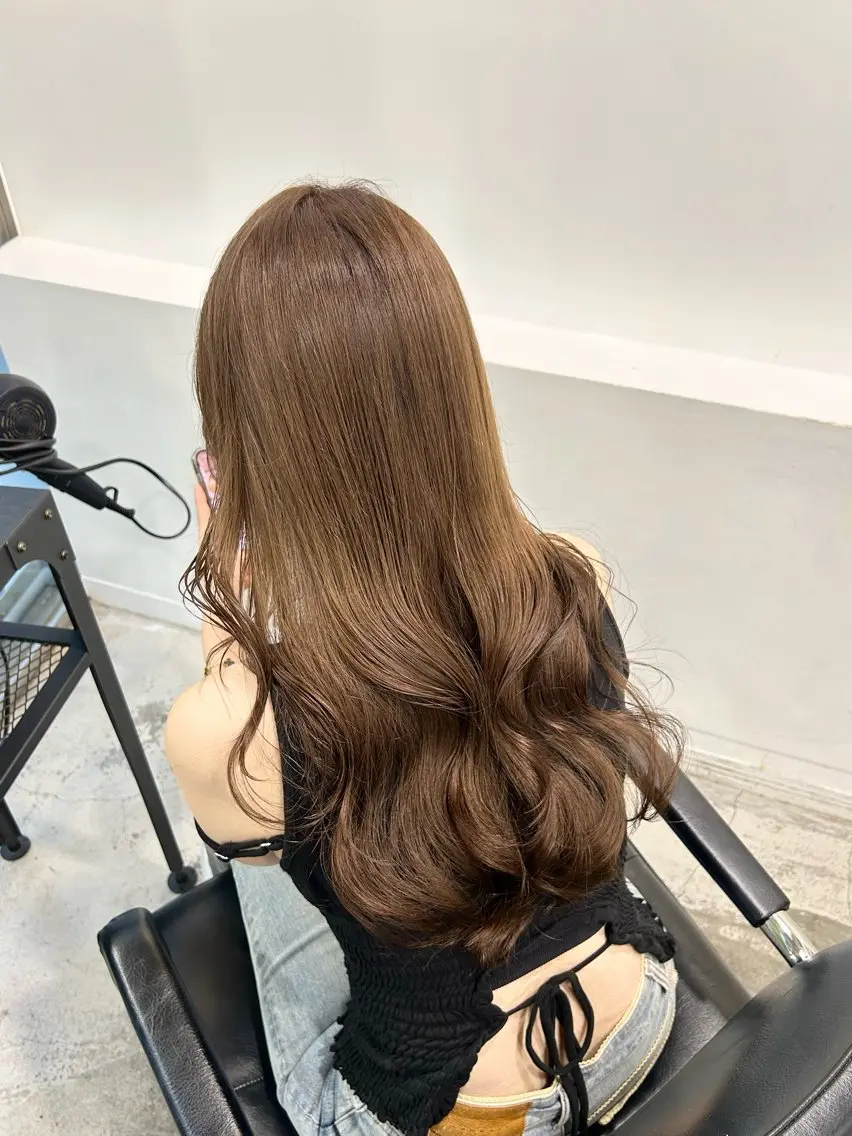 ロング カラー ヘアアレンジ ヘアカラー 🎀ブリーチ×艶髪 🎀 ♡さや♡のヘアスタイル