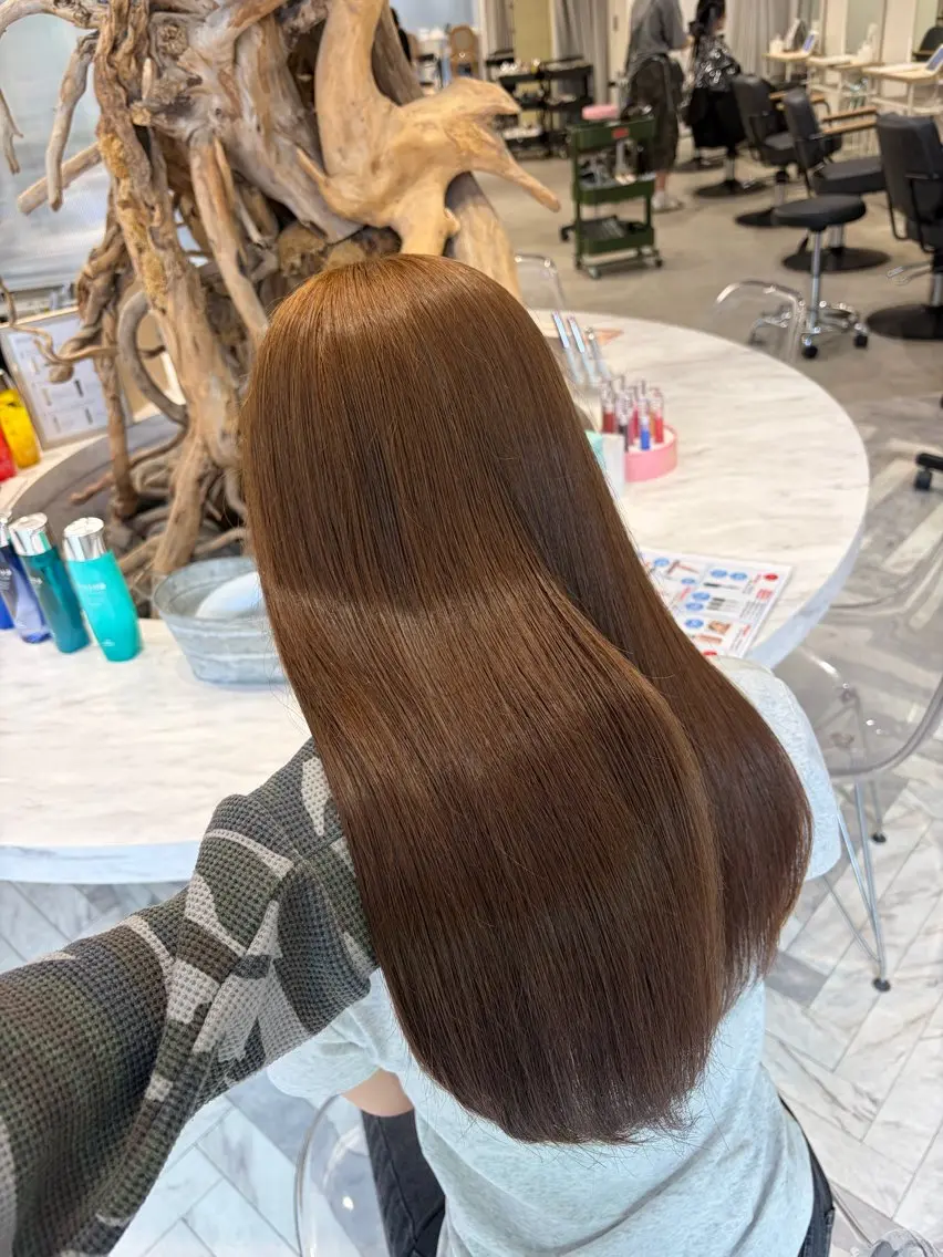 カラー ヘアカラー サナ🎀髪質改善 /似合わせカラーのヘアスタイル