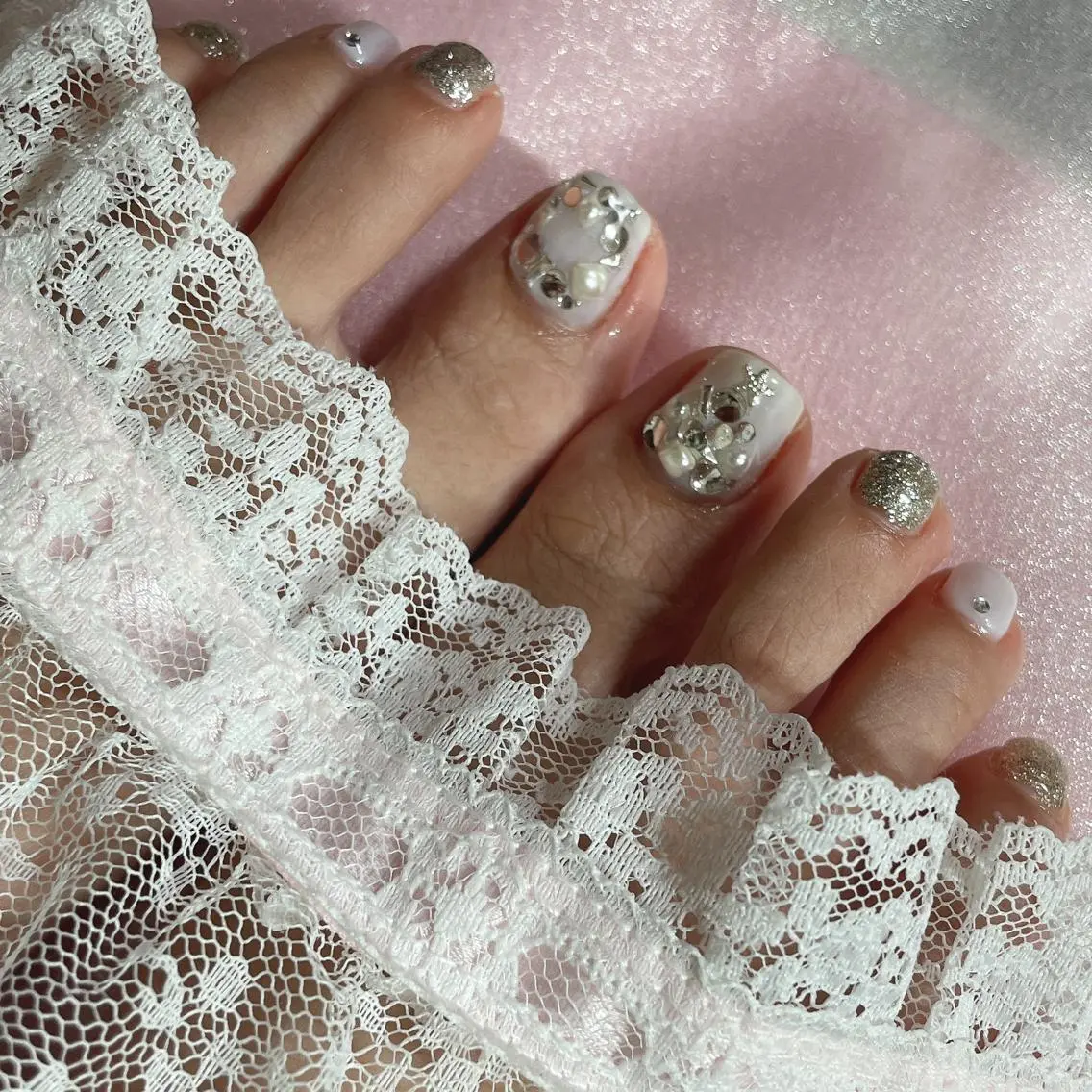 ネイル フットネイル twincle nailのネイルデザイン