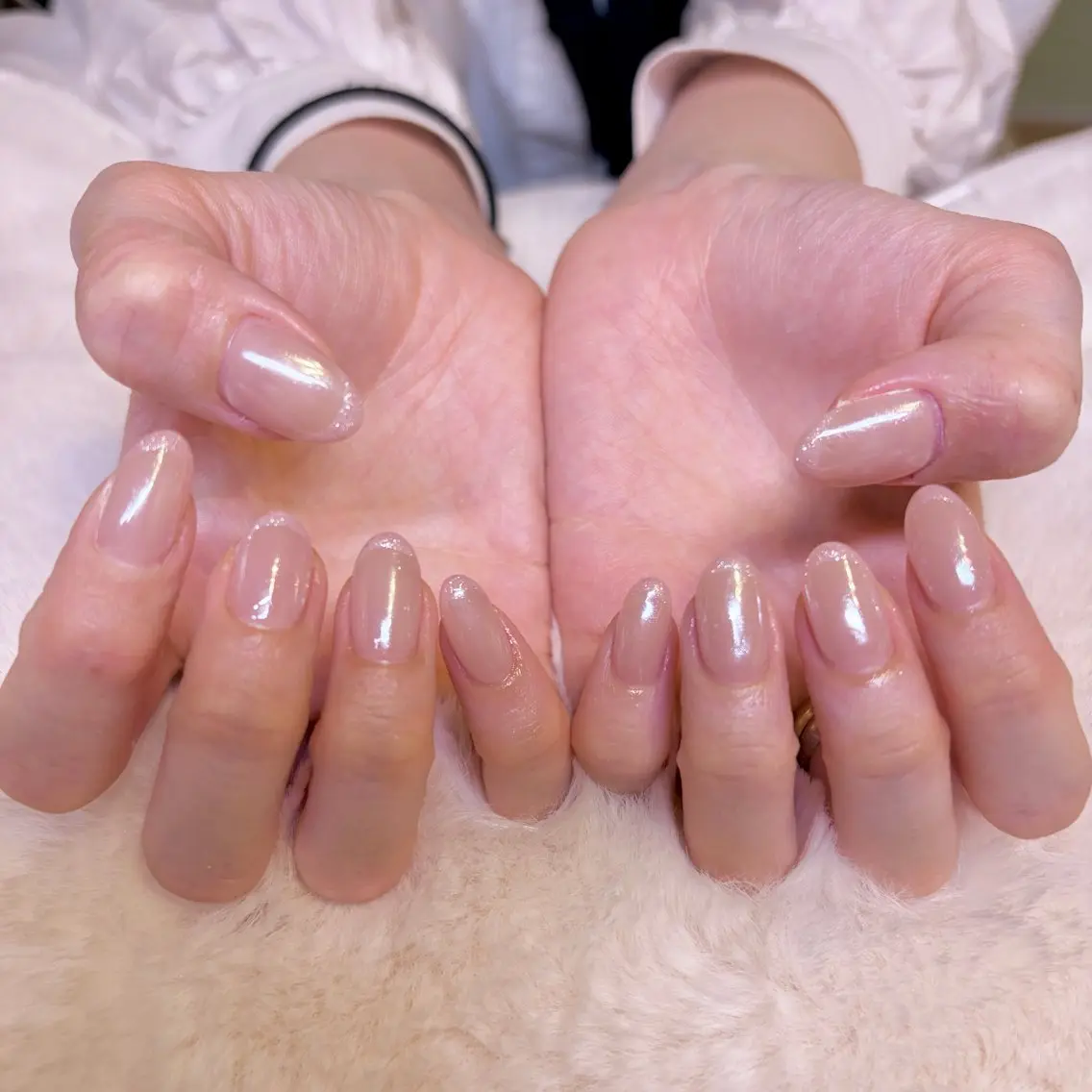 ネイル フレンチネイル ハンドネイル nail salon e'mu💐のネイルデザイン