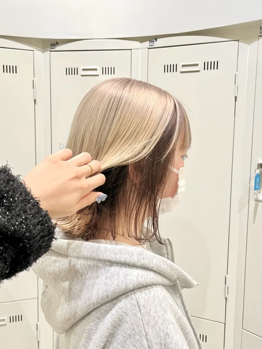 ミディアム 透明感カラー🫧/ アレンジ/ayanoのヘアスタイル