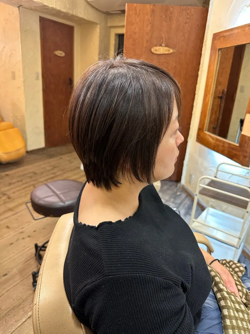 ショート 冨士 美織のヘアスタイル
