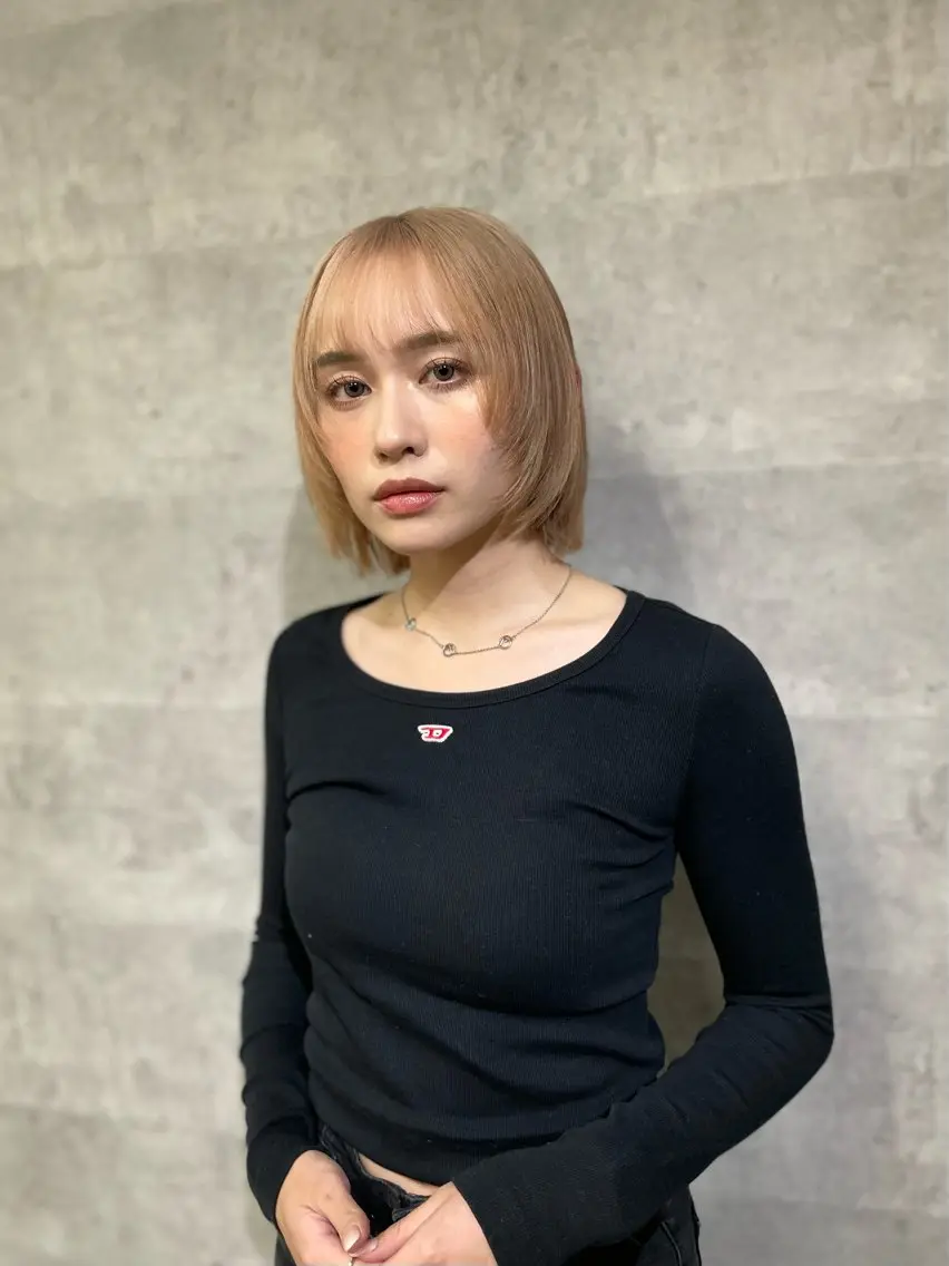 カラー ヘアカラー yasuハイトーン/ デザインカラーのヘアスタイル
