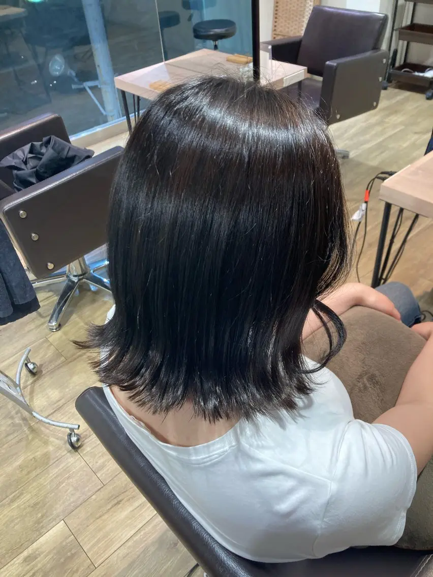 ミディアム 川畑 心子のヘアスタイル