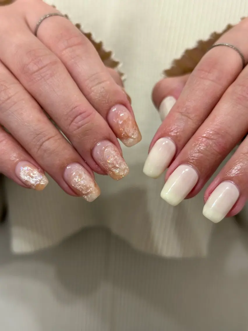 ネイル ハンドネイル フットネイル kiii.__ ✴︎*のネイルデザイン