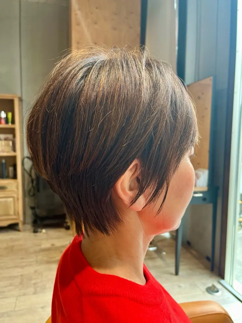 ショート ショートヘア カット 🦋ショートカット モデル紀輔🦋のヘアスタイル
