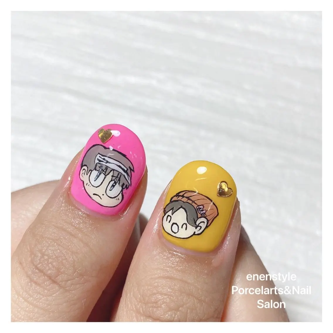 ミディアム ネイル 🐾enen style 🐾のネイルデザイン
